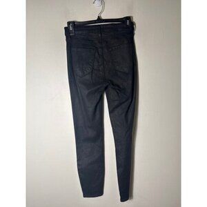 L'Agence Black Margot Skinny High Rise Shimmery Pants Sz 26